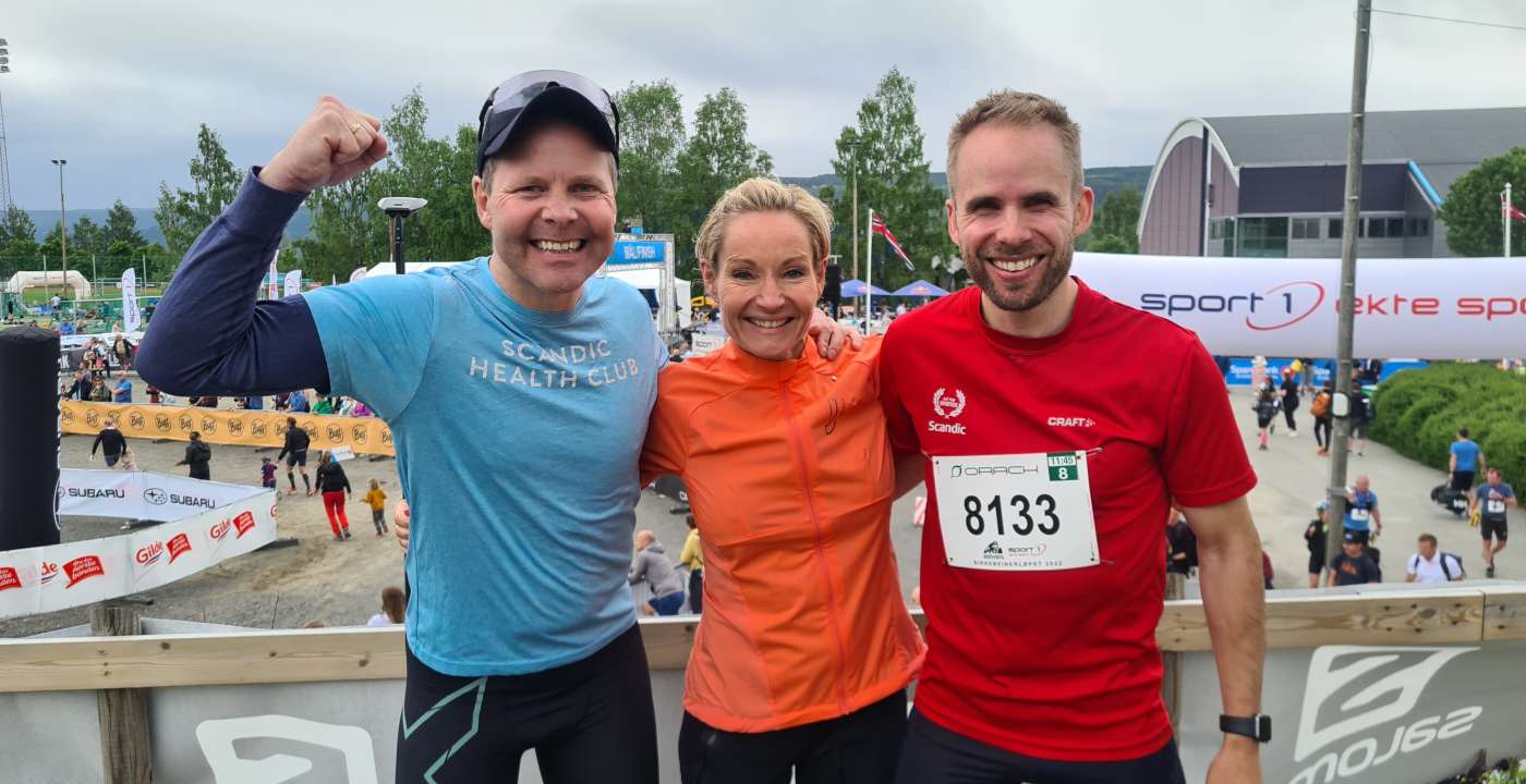 Erik Fostervoll og kollegaer - Scandic Victoria Lillehammer - Birkebeinerløpet 2022 - Privat