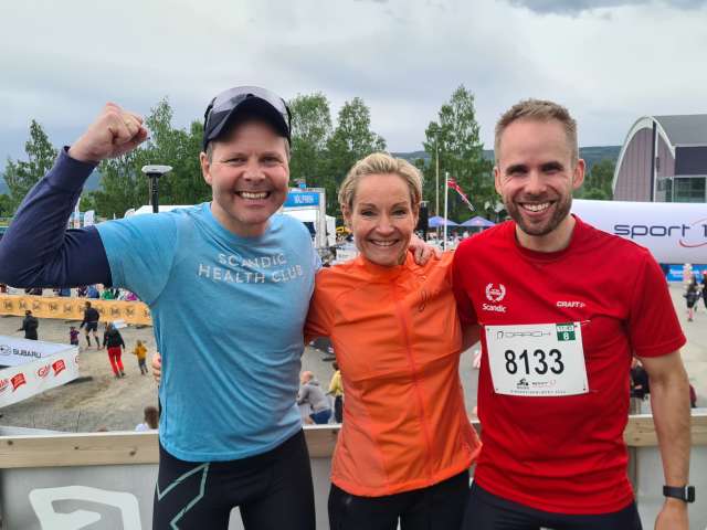 Erik Fostervoll og kollegaer - Scandic Victoria Lillehammer - Birkebeinerløpet 2022 - Privat